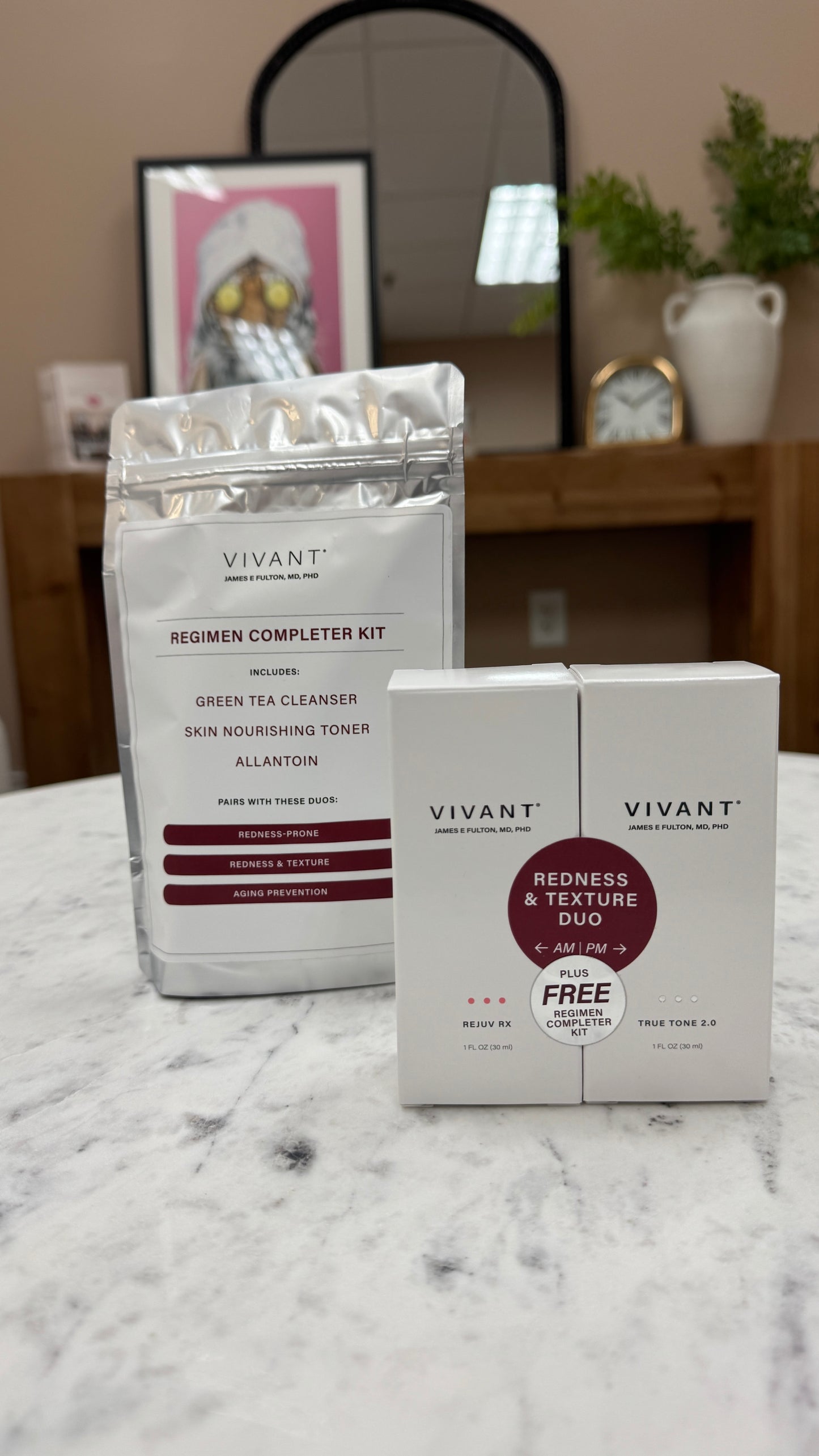 Redness & Texture Duo + FREE Regimen Completer Kit